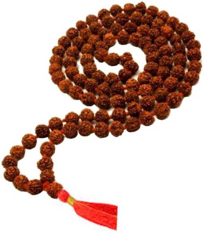 Rudraksha prayer beads for devotional practice and spiritual use.