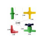 Aquarium Air Pump Tube Connectors & Airflow Controller Valves | Fish Tank Accessories (Pack of 24) - Image 2