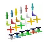 Aquarium Air Pump Tube Connectors & Airflow Controller Valves | Fish Tank Accessories (Pack of 24)
