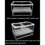 Aquarium Fish Breeding & Hatchery Net Box | Large Double Isolation Box with Bottom Tray | Fish Fry Safe Zone - Image 3