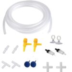 Aquarium Aeration Complete Starter Kit | PVC Hose, Air Stones, Valves & Connectors (15 Pcs)