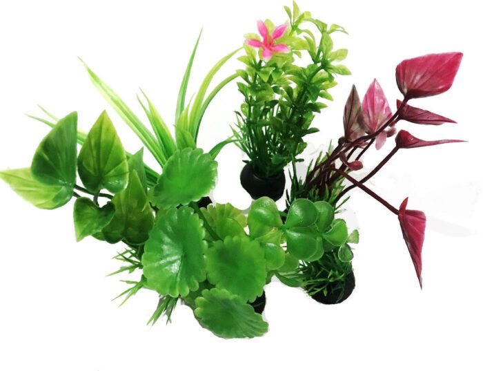 6 in 1 Artificial Plastic Baby Plants for Decoration – 9 cm Height - Image 5