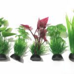6 in 1 Artificial Plastic Baby Plants for Decoration – 9 cm Height