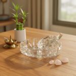 Crystal Turtle for Feng Shui and Vastu | Good Luck Showpiece for Home, Office & Hotel | Fengshui Vastu Set — Pack of 1