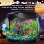 12Pcs Aquarium Artificial Plants & Rock Cave Decor Set - Image 4