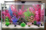 12Pcs Aquarium Artificial Plants & Rock Cave Decor Set - Image 2