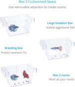 Fish Breeding Box Hatchery Incubator | Aquarium Isolation Box for Baby Shrimp & Fish Fry (Color May Vary) - Image 2