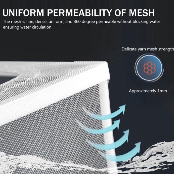 Fish Breeding Box for Betta Fish | Fry Isolation Box with Divider, Nylon Mesh & Suction Cups | 16x14x15cm(Color May Vary) - Image 4