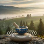 Pure Brass Singing Bowl for Stress Relief & Meditation | With Wooden Stick | 6 Cm