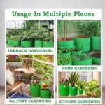 15×15 Grow Bag for Vegetable Gardening – Premium HDPE 260 GSM | Green Plant Bag for Terrace Garden - Image 3