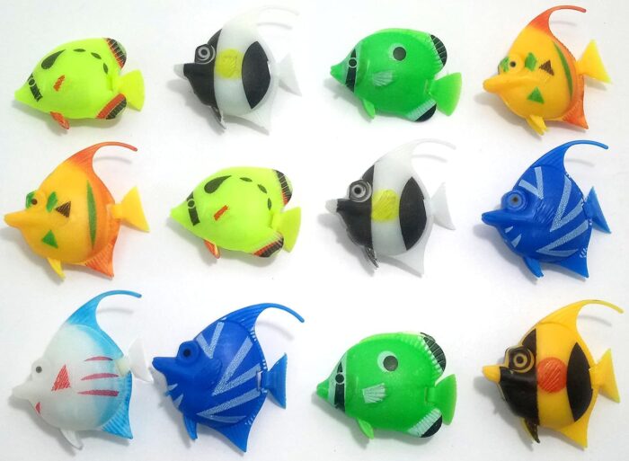 18 Pcs Aquarium Decorations – Fish Tank, Garden, Vase Filler & Planter Decor Set-(Design May Vary) - Image 4