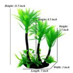 Artificial Coconut Palm Tree Aquarium Decoration – 11.5 Inch (1 Plant) - Image 3