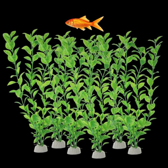 Artificial Green Rotella Aquarium Plants – 10 Inch (Pack of 6) - Image 2