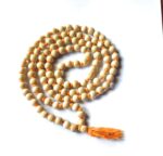 Combo of Sandalwood Pooja Jap Malas with Rudraksha | Chandan Scented | Neem | Sphatik (Red) – Set of 4 (Unisex) from Vrindavan - Image 5