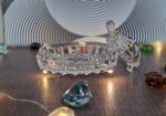 Perfect Vastu Feng Shui Crystal Turtle on Glass Plate – Clear Crystal Tortoise for Good Luck, Prosperity & Home Harmony - Image 2