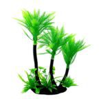 Artificial Coconut Palm Tree Aquarium Decoration – 11.5 Inch (1 Plant)