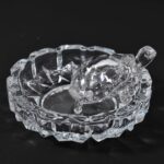 Crystal Glass Turtle Tortoise with Plate | Feng Shui Vastu Good Luck Showpiece