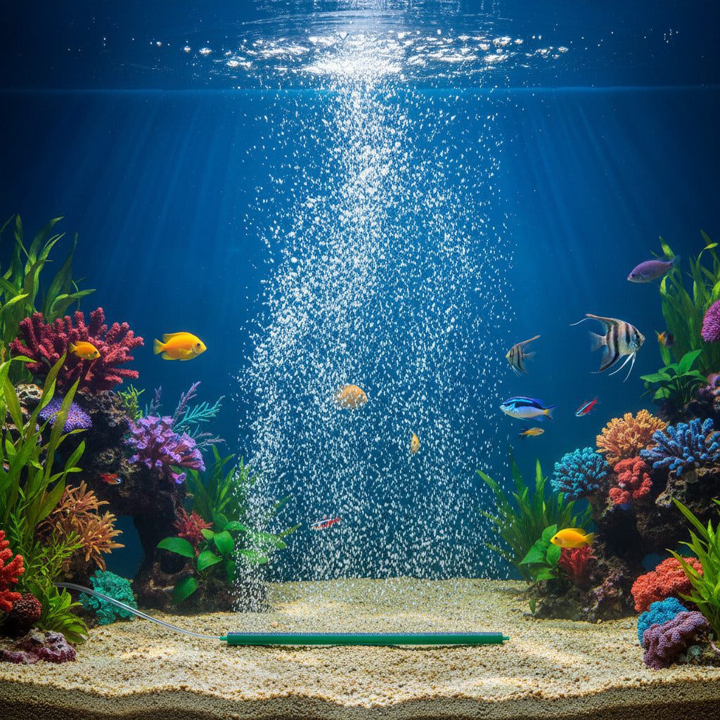 81pAdZRxVPL._SL1500.jpg Air Stone Bar 12 Inch with 2 Metre Pipe | Aquarium Bubble Diffuser & Oxygen Stone for Fish Tank & Hydroponics - Image 1