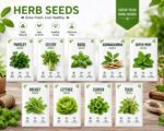 Herbal Seeds Combo Pack – 9 Native Indian Kitchen Garden Varieties With Cocopeat Soil Pack | Native Indian Organics 🌿 - Image 2