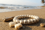 Japa mala beads and meditation accessories for a mindful practice.