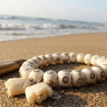 Japa mala beads and meditation accessories for a mindful practice.