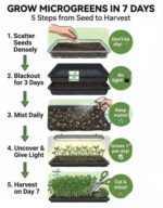 Nutrition Microgreens Seed Collection Pack of 7| Premium Varieties | Daily Superfood Combo | High Germination | Non GMO Untreated | Easy Home Growing - Image 3