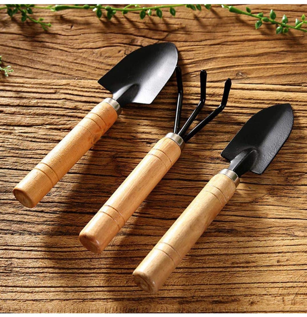 Toolkit2.jpg Mini Gardening Tools Kit - 3 Pcs (Small) | Home Gardening Tool Set - Image 1