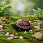 Resin Turtle Aquarium Ornament for Aquarium, Garden And Office Desk Decoration – Small (3 cm) - Image 2