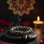Om Printed Crystal stone Bracelet – Attractive Prayer Mala for Meditation & Spiritual Use