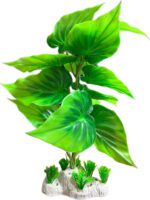 Big Leaf Artificial Plant for Aquarium Fish Tank Decoration - Image 2