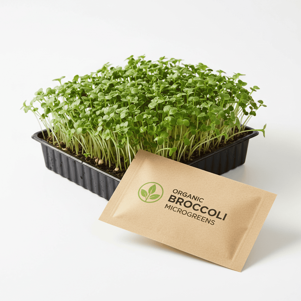 Broccoli Microgreens Seeds Product Image - Microgreen Seeds Broccoli Microgreens Seeds, product image in Microgreen Seeds at V Square Retail