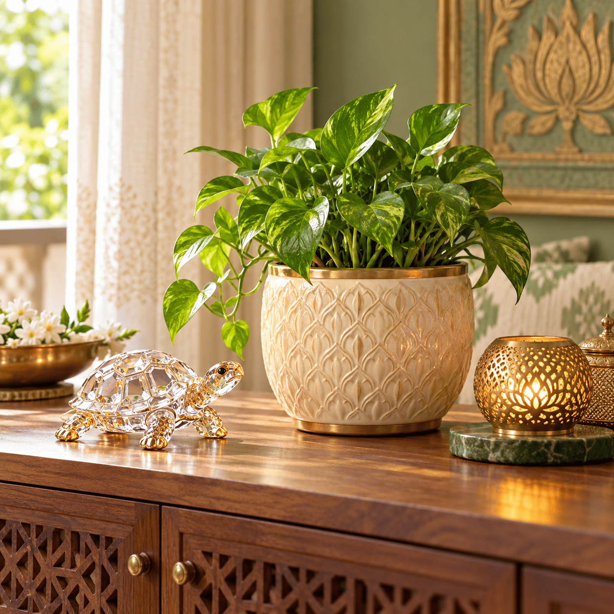 Thoughtful home decor and gift accents styled for a welcoming home.