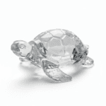Crystal Glass Turtle Figurine – Feng Shui Decorative Showpiece - Image 2