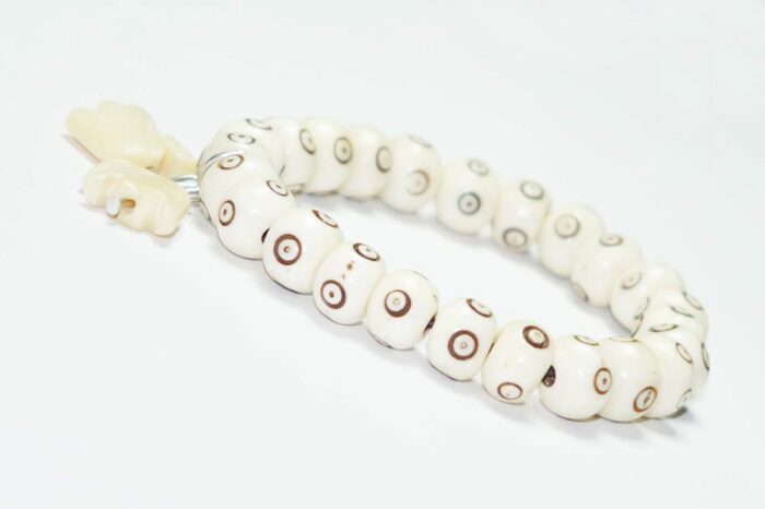 Good Luck Elephant Charm Mala Beads Wrist Bracelet for Women - Image 2