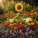 Flower Seeds Combo Pack (Set of 5 Packets) | Sunflower, Zinnia, Chrysanthemum, Verbena, Tithonia