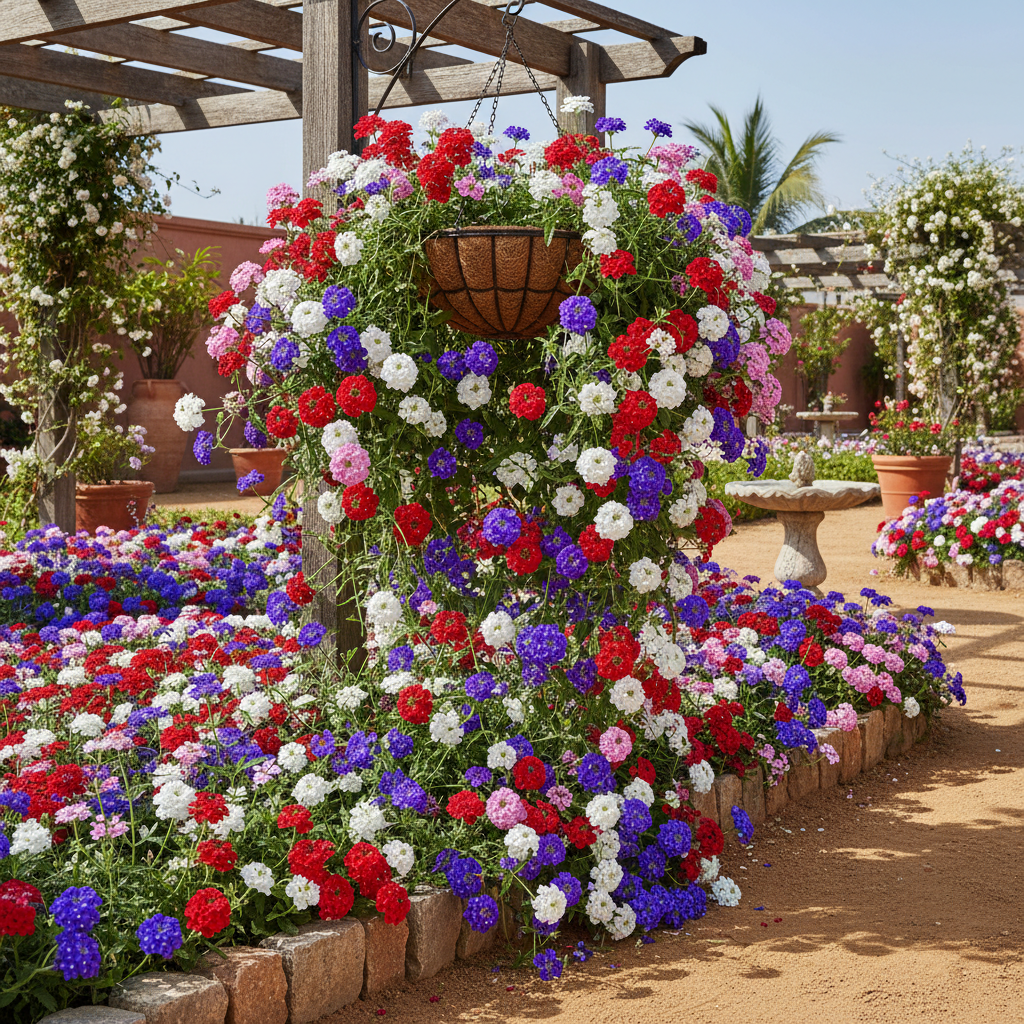 image_09a83ee6-b028-499f-a7b1-f194341d01f6.png Verbena Mixed Red-White-Blue-Pink-Purple Color Flower Seeds - Image 1