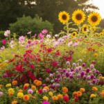 Summer Flower Seeds Combo Pack (Set of 5 Packets) | Gomphrena, Balsam, Cosmos, Portulaca, Sunflower