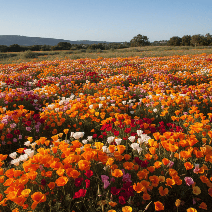 California Poppy Mix Color Flower Seeds - Image 4