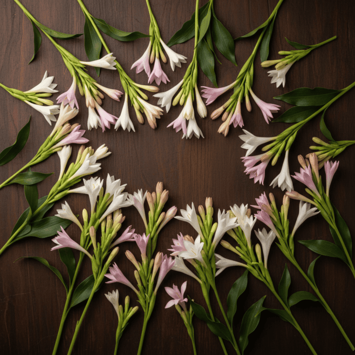 Rajnigandha/Tuberose Fragrant Bulbs Mix Color (Pack of 10) - Image 2