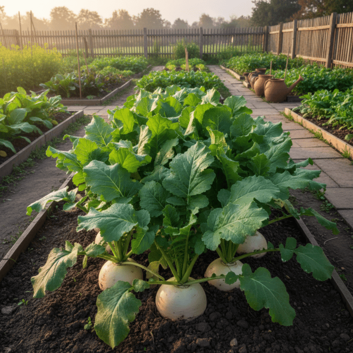 Turnip Seeds Shalgam Vegetable Top Desi Seeds Pack of approx. 100 Seeds - Image 2