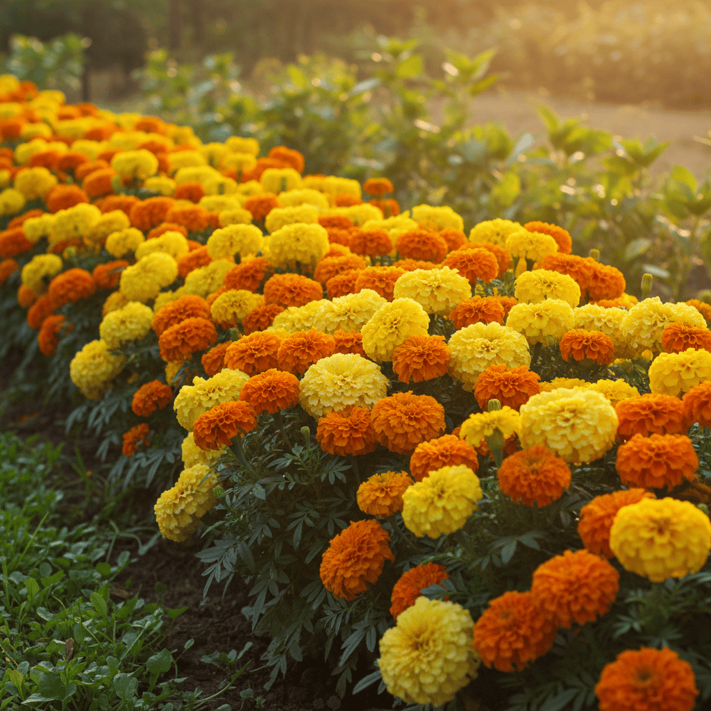 image_36a76388-38ec-490d-95ea-713697608238.png Marigold Basanti Big Bloom Mixed Color Flower Seeds - Image 1