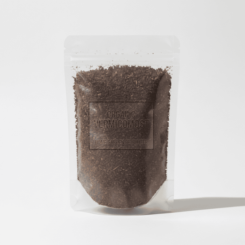 image_3b082bd1-09d1-4b7e-b561-0951d6aea6ca.png Vermicompost Fertilizer Manure for Home Garden Plants (50g) - Image 1