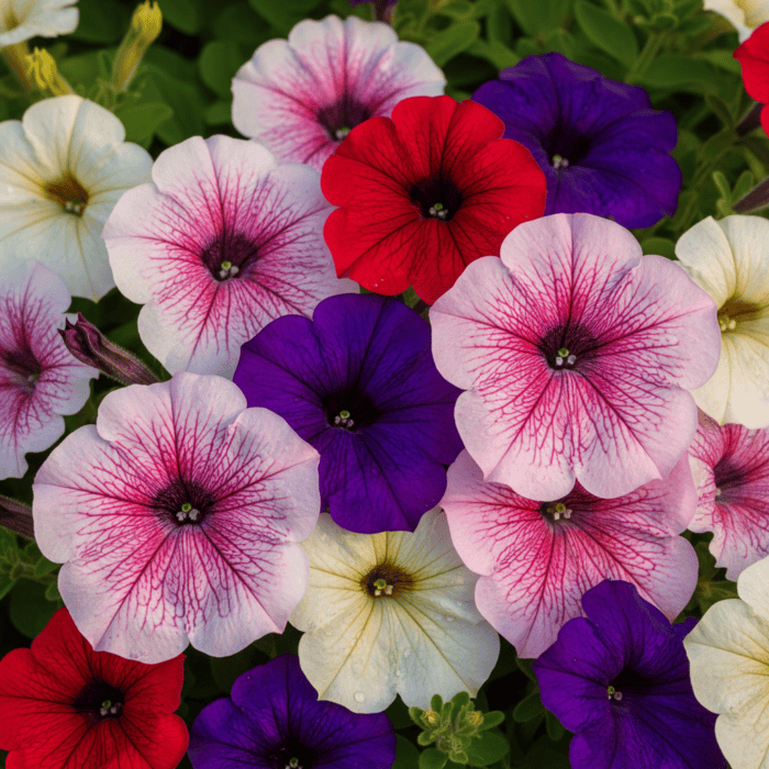 Petunia Grandiflora Mixed Color Flower Seeds - Image 2