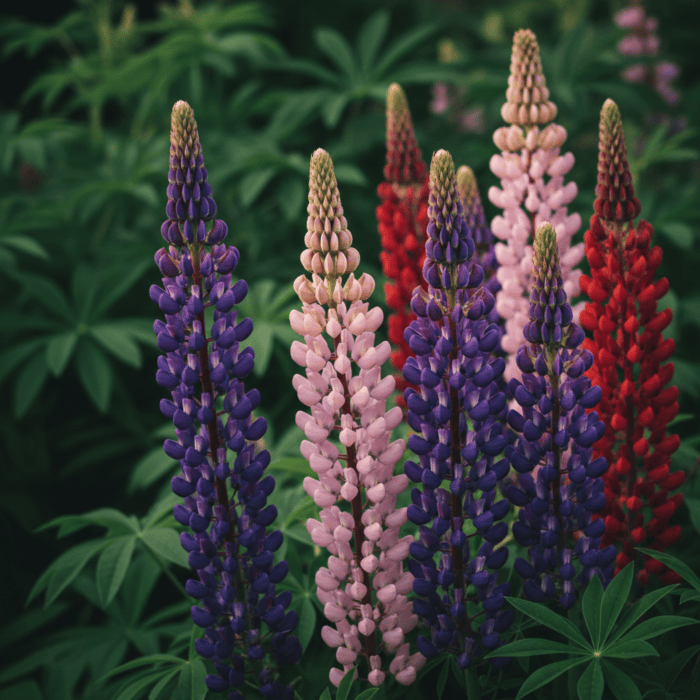 Lupins Mixed Color Flower Seeds - Image 2