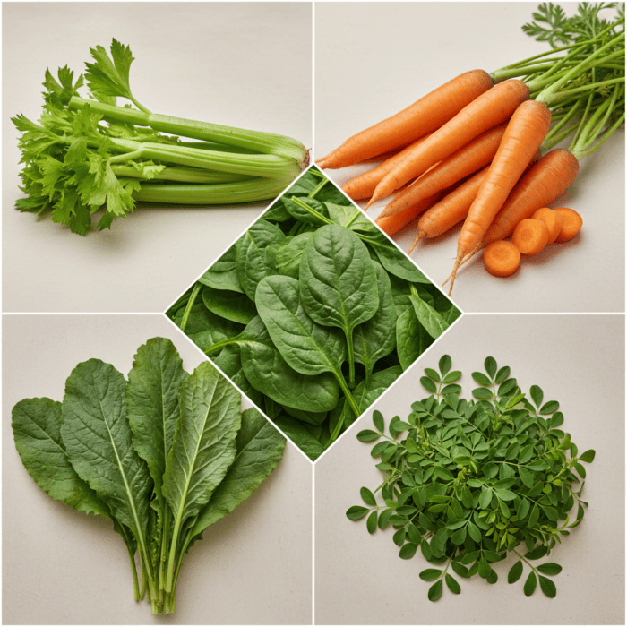 Winter Vegetable Seeds Combo Pack (Set of 5 Packets) | Celery Tall Utah, Carrot, Spinach, Mustard, Fenugreek - Image 2