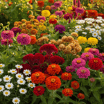Flower Seeds Combo Pack (Set of 5 Packets) | Zinnia, Cockscomb, Helichrysum, Zinnia Mix, Daisy