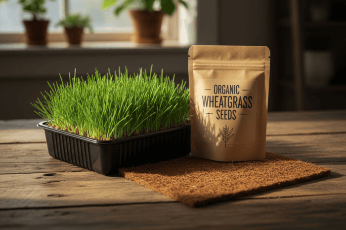 Ready To Grow Pack-Microgreen Seeds Starter Kit- Wheat Grass Seeds - Image 3