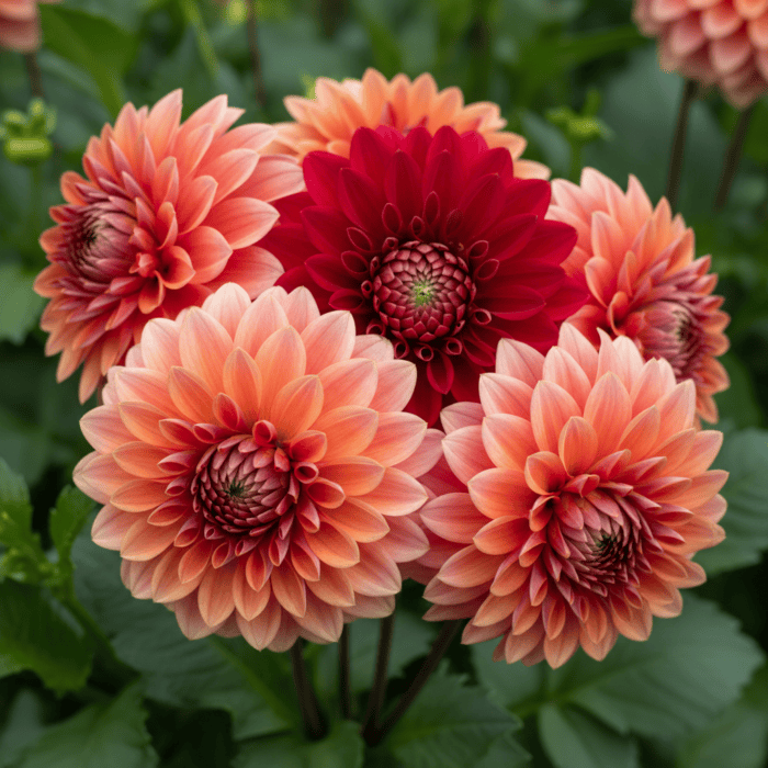 Dahlia Mixed Color Flower Seeds - Image 2