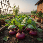 Turnip Red Ball Shalgam Seeds (Set of 100 Seeds) | Vegetable Seeds - Image 2