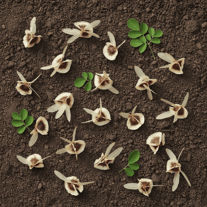 Moringa/Drumstick Seeds (Saijan ki Phalli, Saragavo) for Plantation (10 Seeds) - Image 2